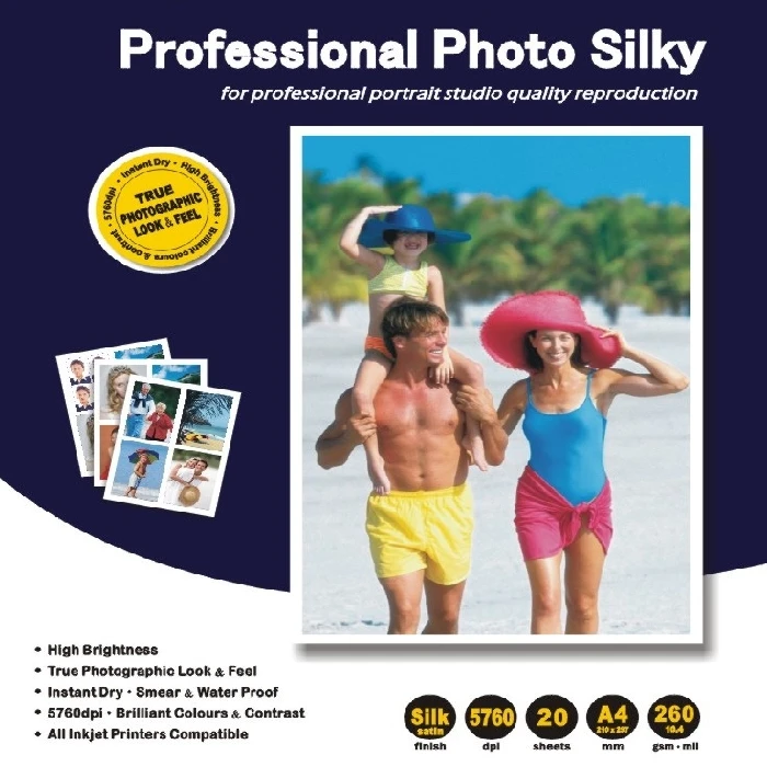 Foto papir RC Rough silky/satin 260g 50 pol A2 (420mm x 594mm)